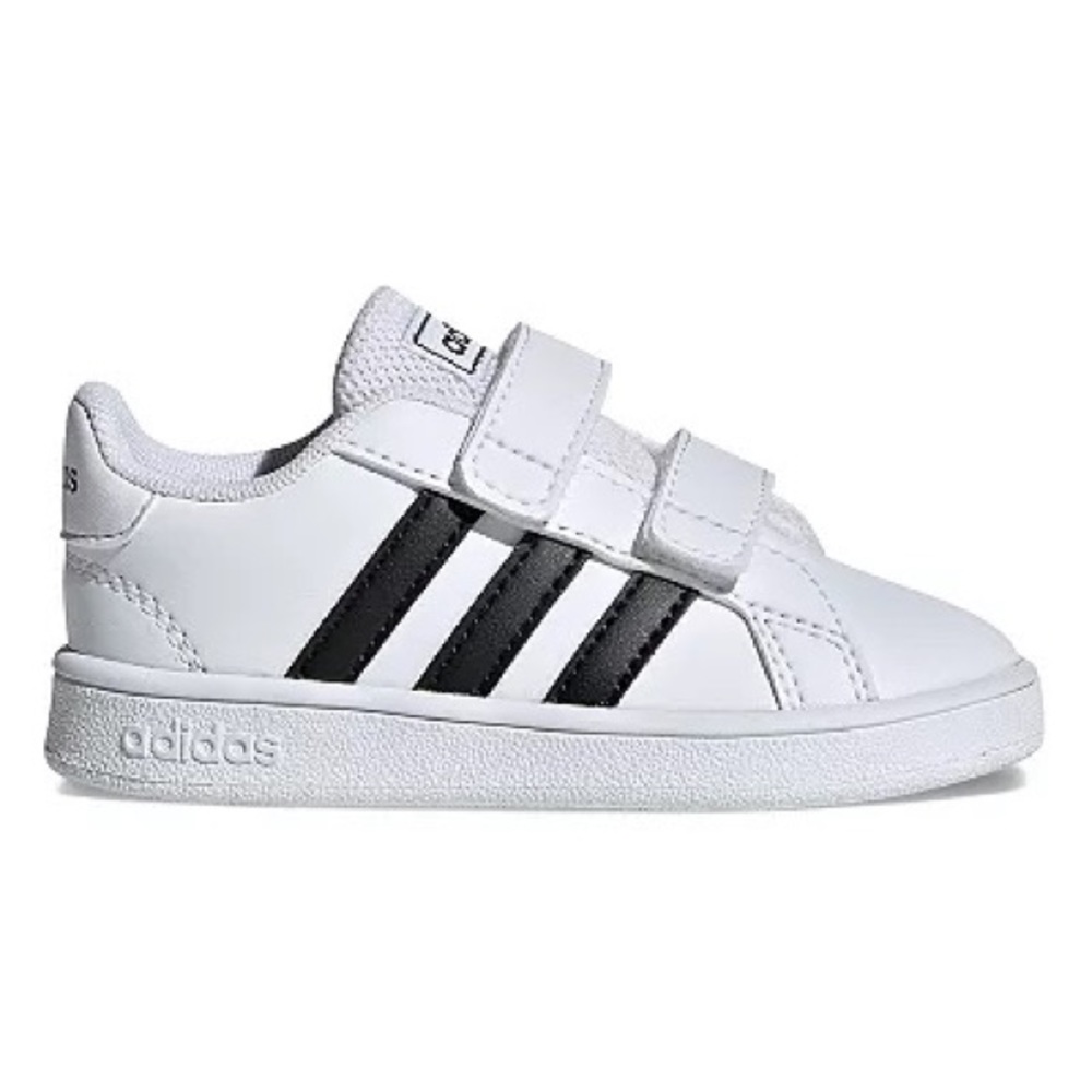 Toddler Adidas Grand Court Velcro shoes
